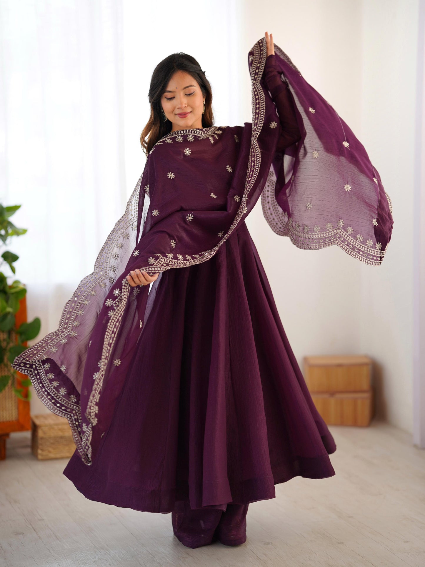 Anarkali Full Flair Readymade Salwar Kameez