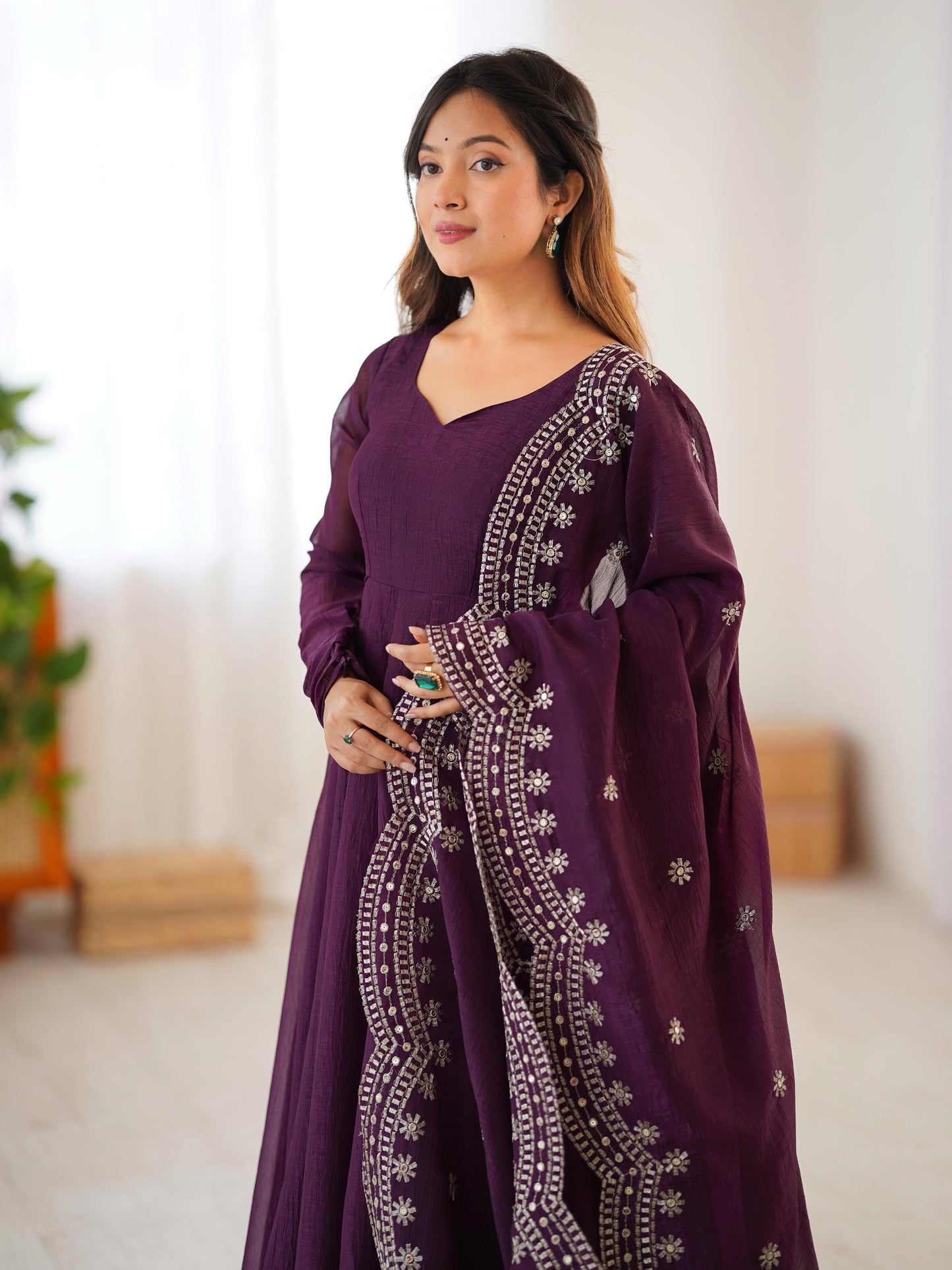 Anarkali Full Flair Readymade Salwar Kameez