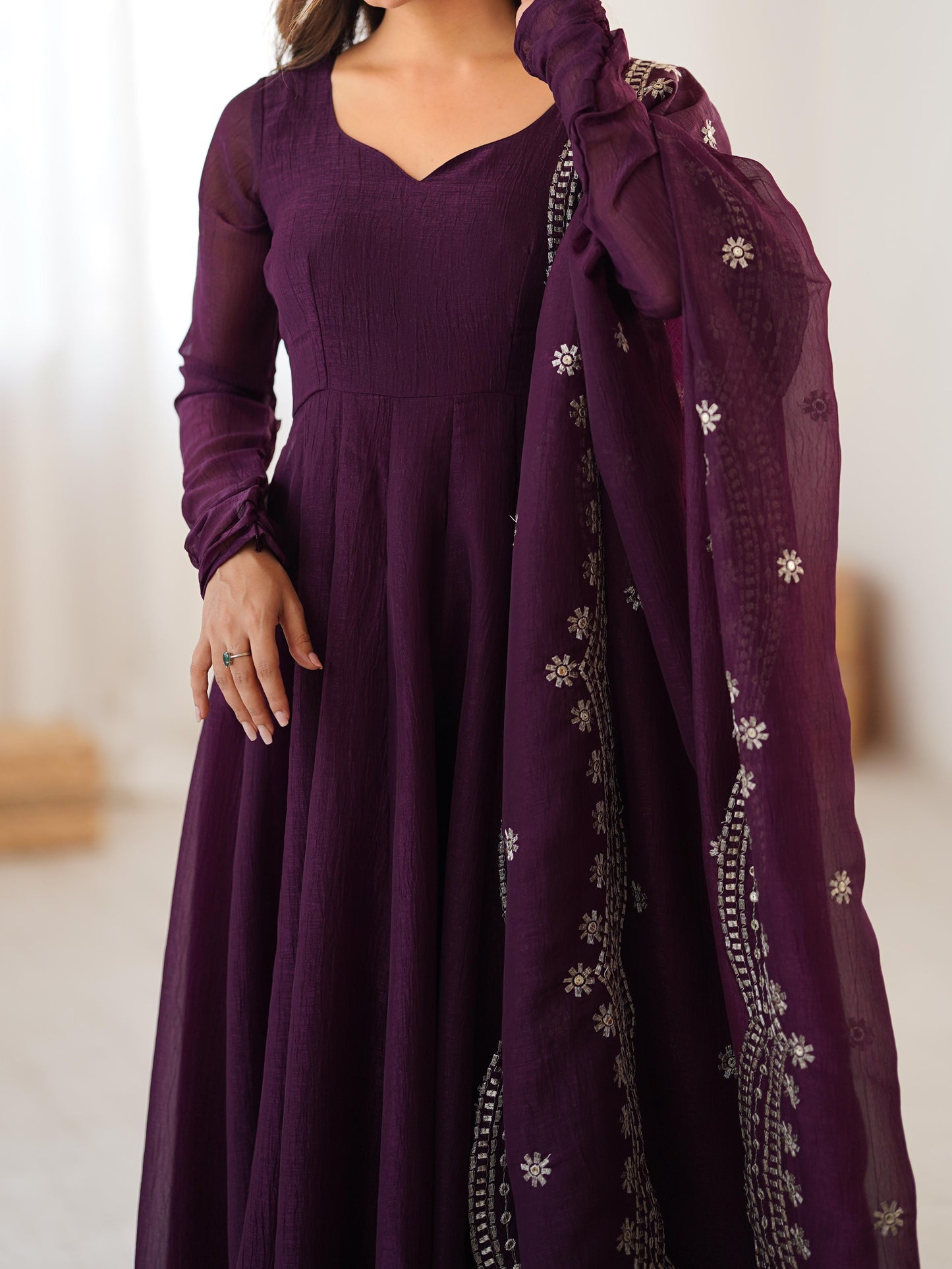 Anarkali Full Flair Readymade Salwar Kameez