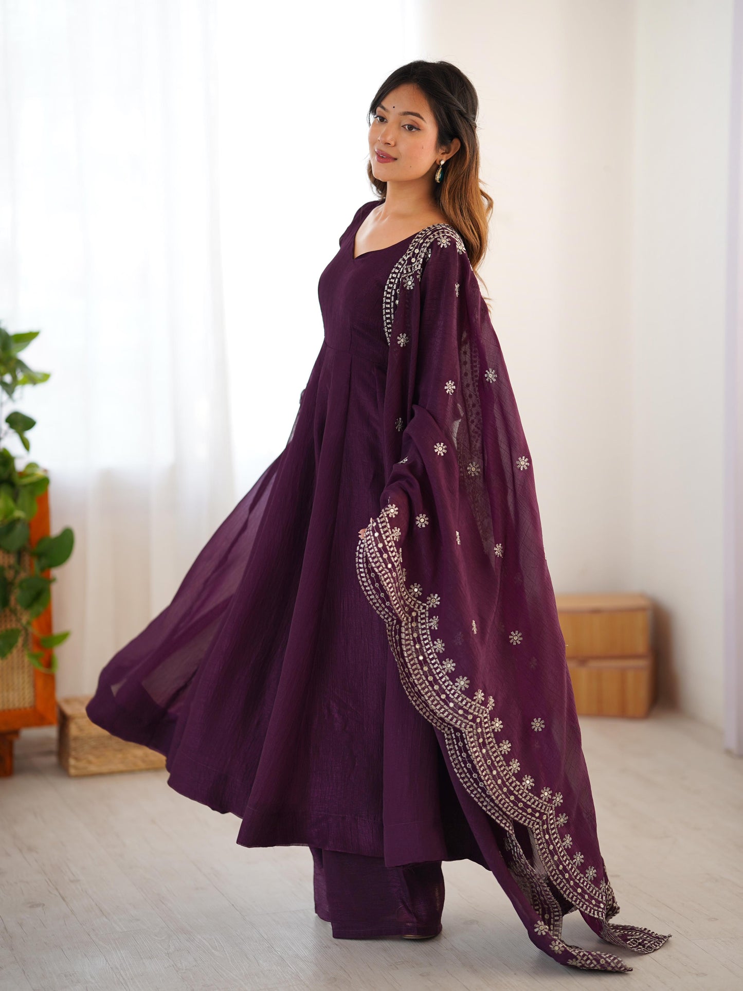 Anarkali Full Flair Readymade Salwar Kameez