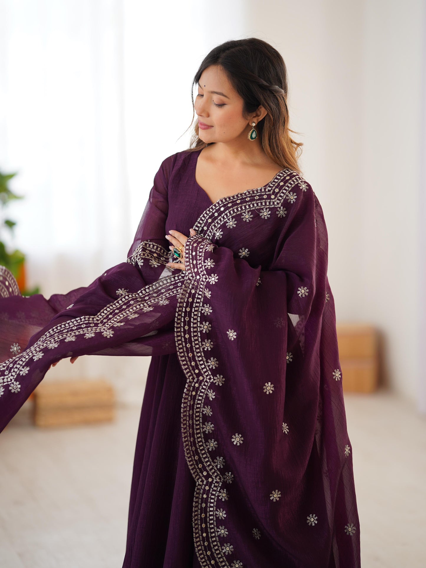 Anarkali Full Flair Readymade Salwar Kameez