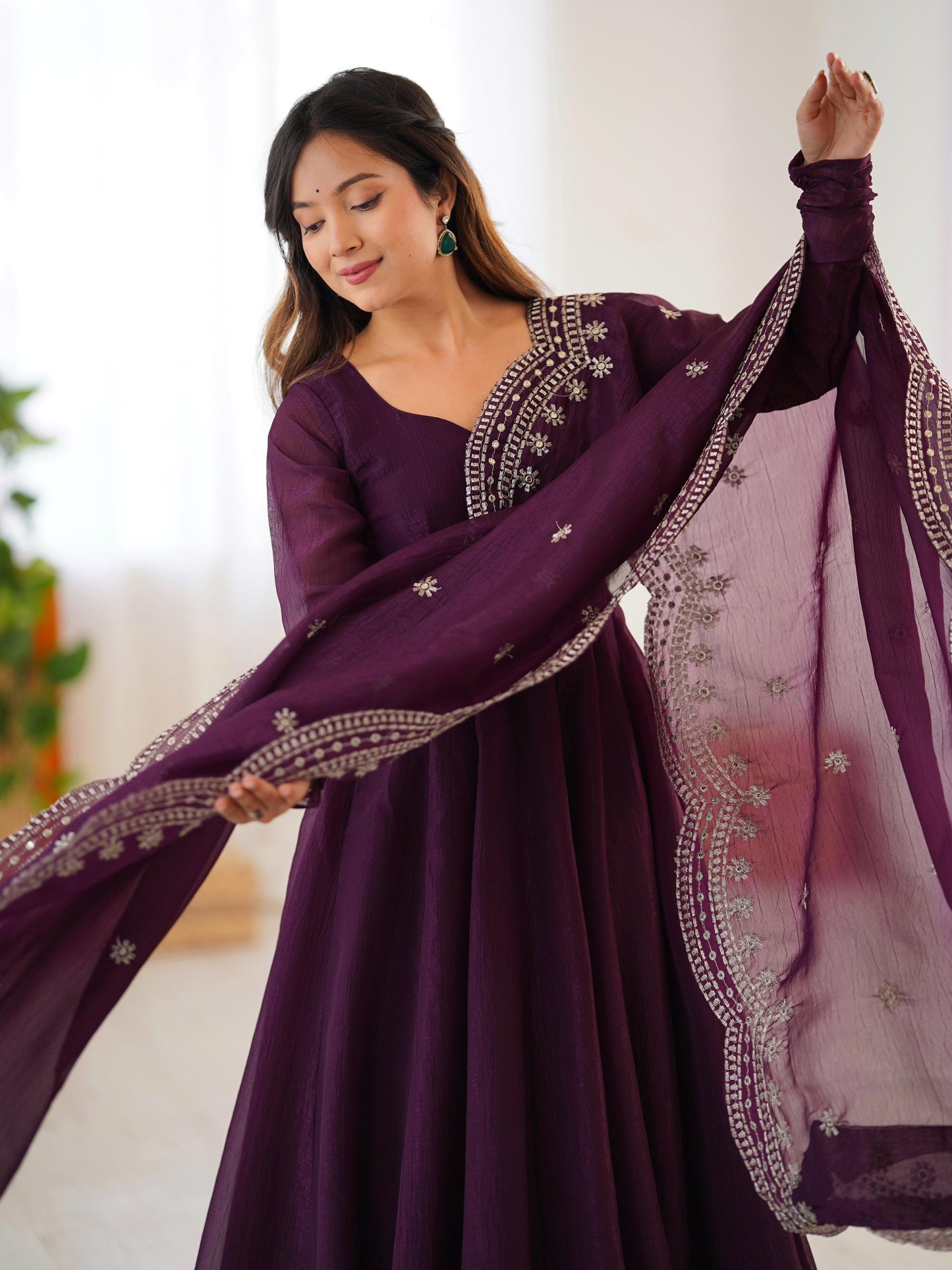Anarkali Full Flair Readymade Salwar Kameez