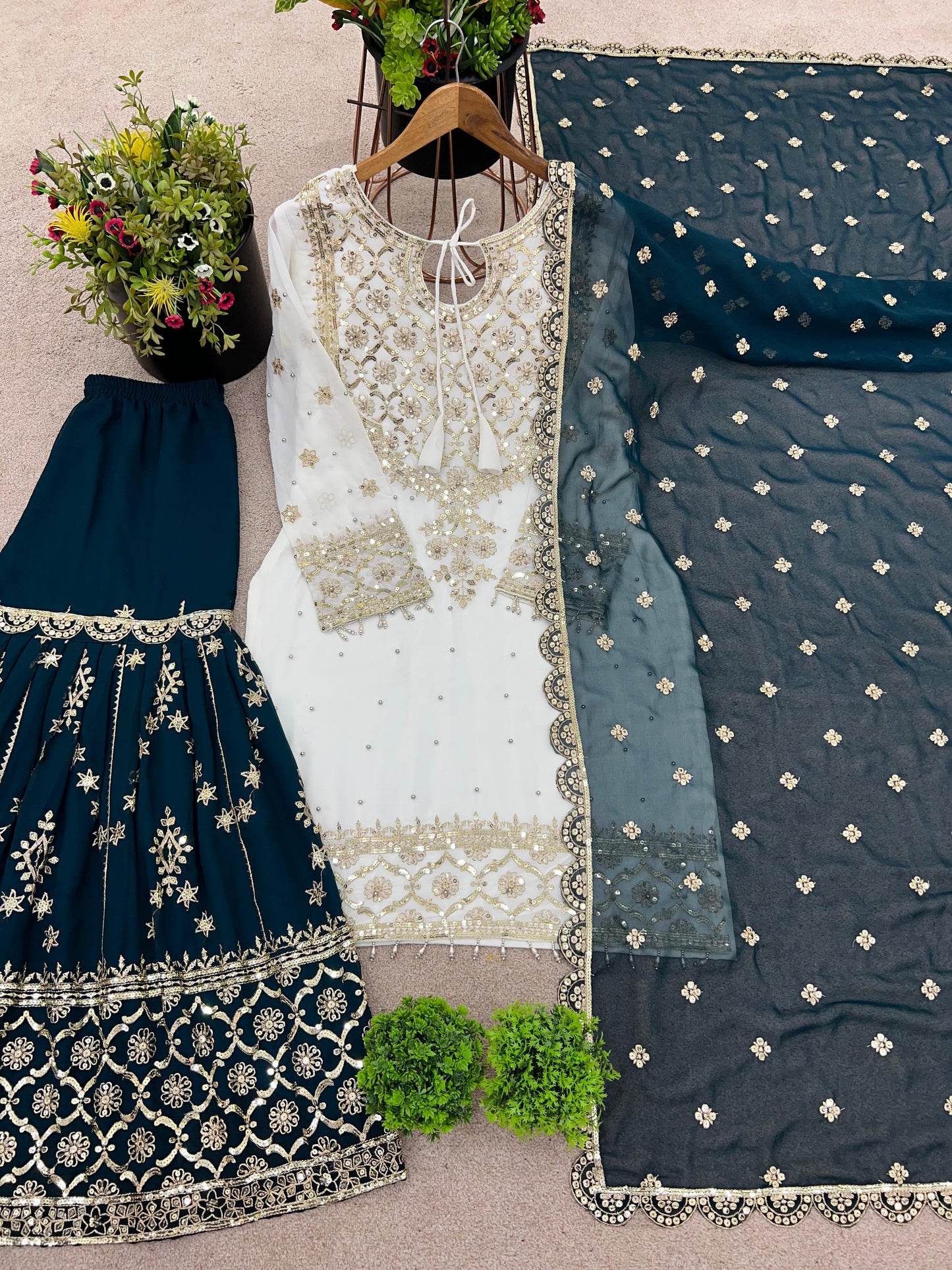 Readymade Sharara Suit salwar kameez dress