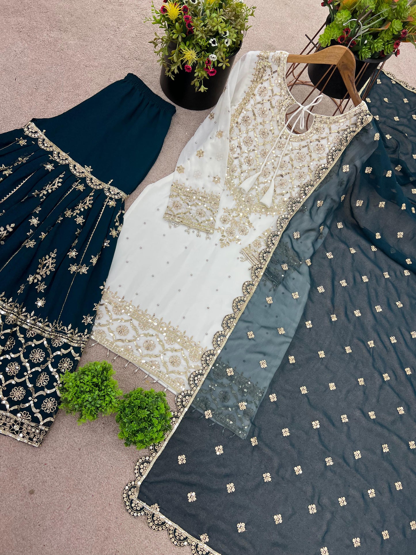 Readymade Sharara Suit salwar kameez dress
