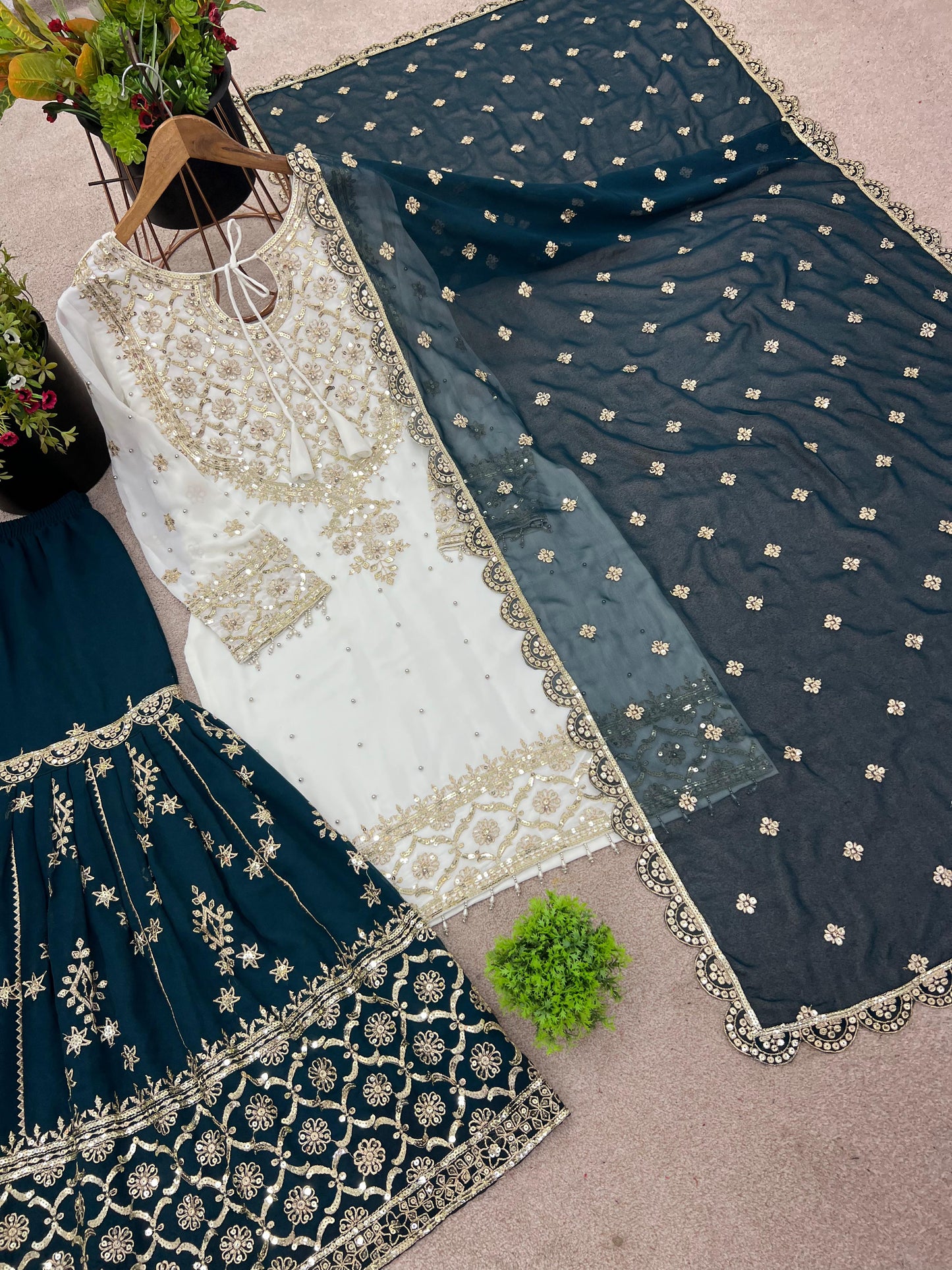 Readymade Sharara Suit salwar kameez dress