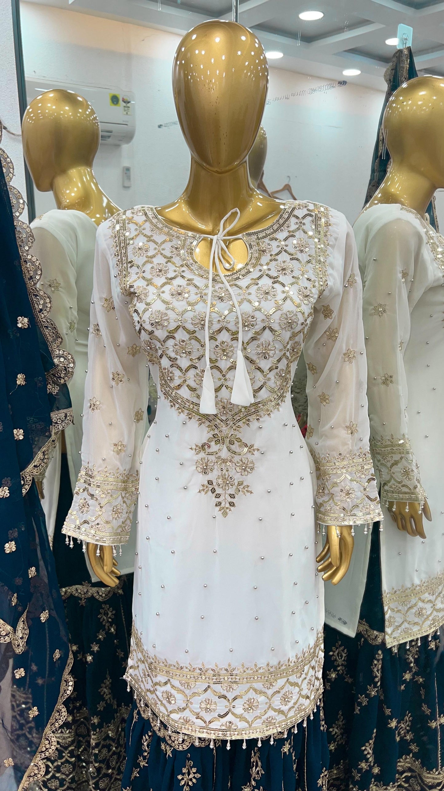Readymade Sharara Suit salwar kameez dress
