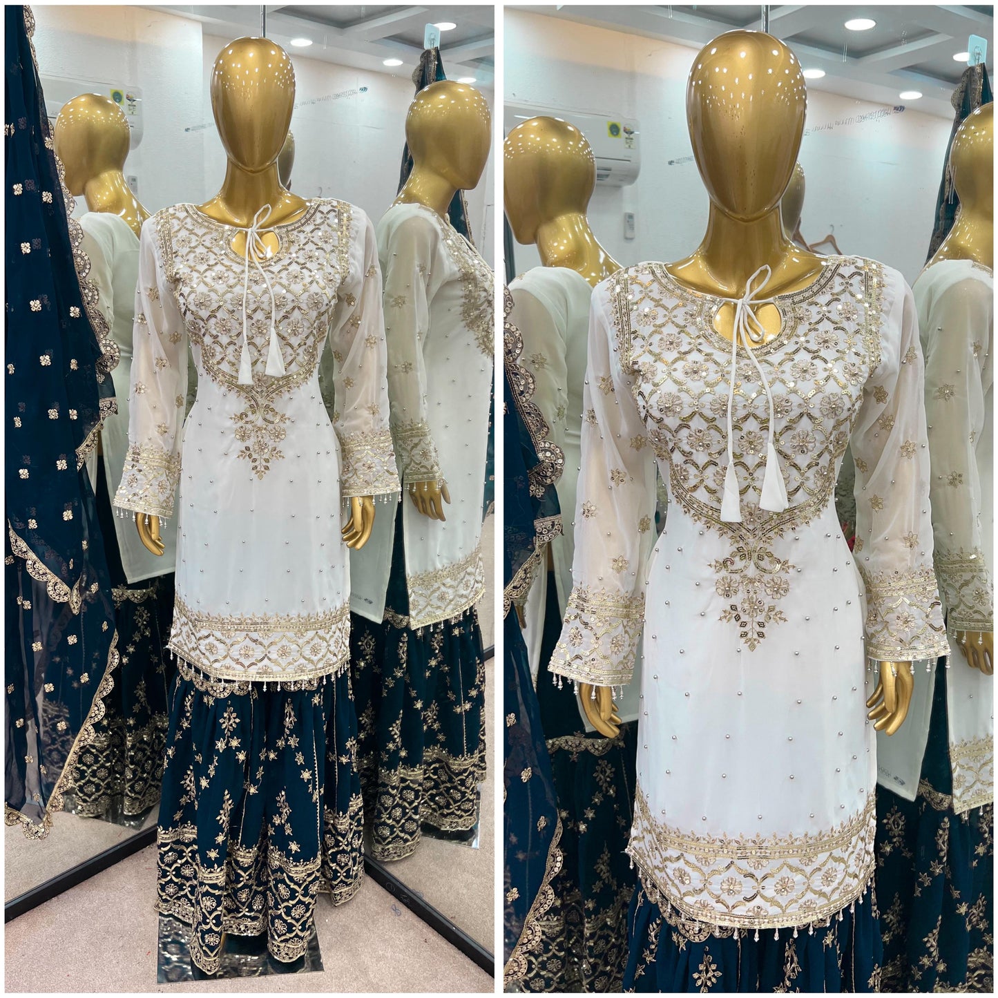 Readymade Sharara Suit salwar kameez dress