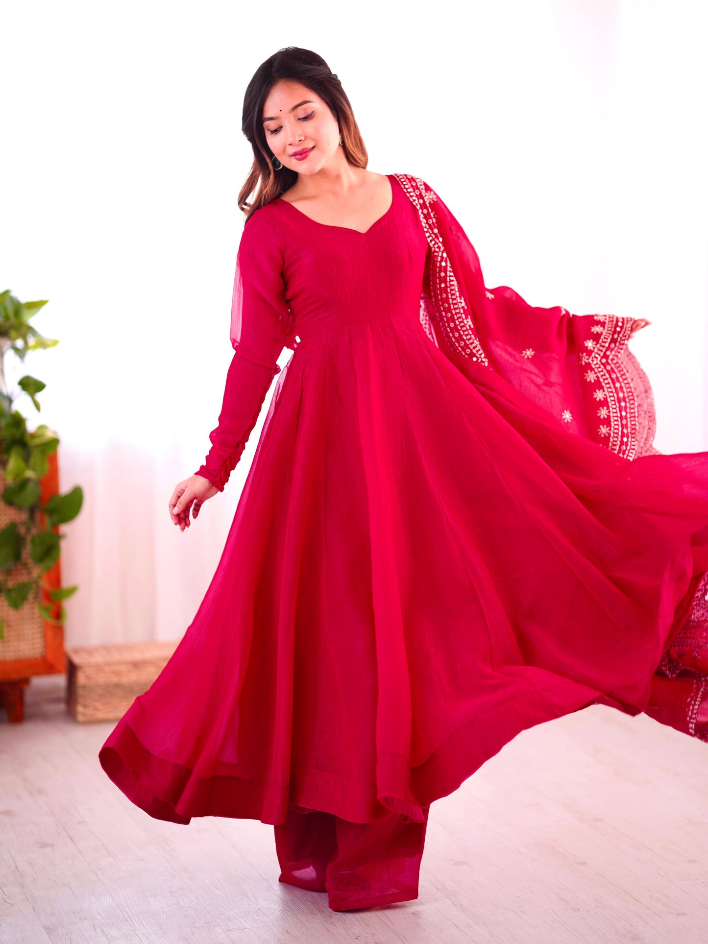 Anarkali Full Flair Readymade Salwar Kameez