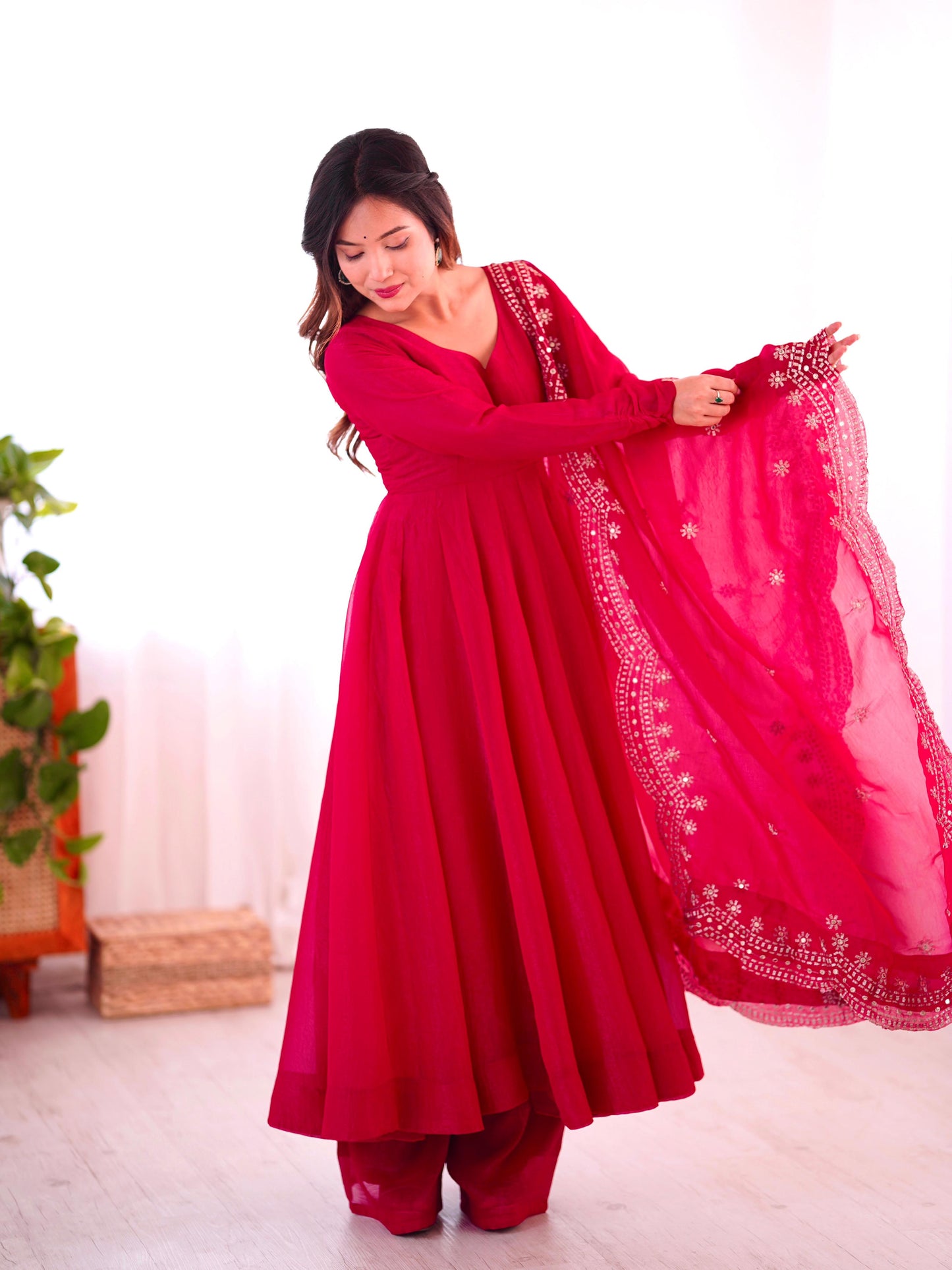 Anarkali Full Flair Readymade Salwar Kameez