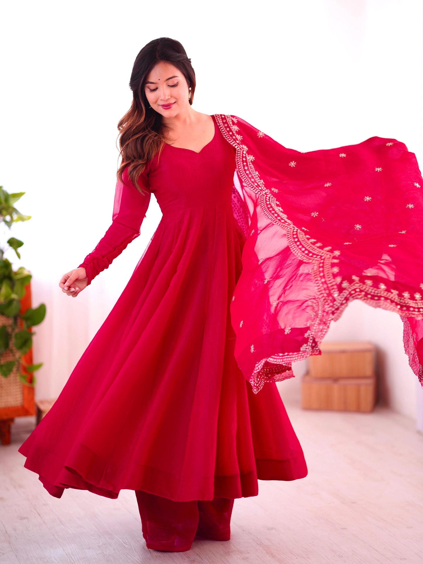 Anarkali Full Flair Readymade Salwar Kameez