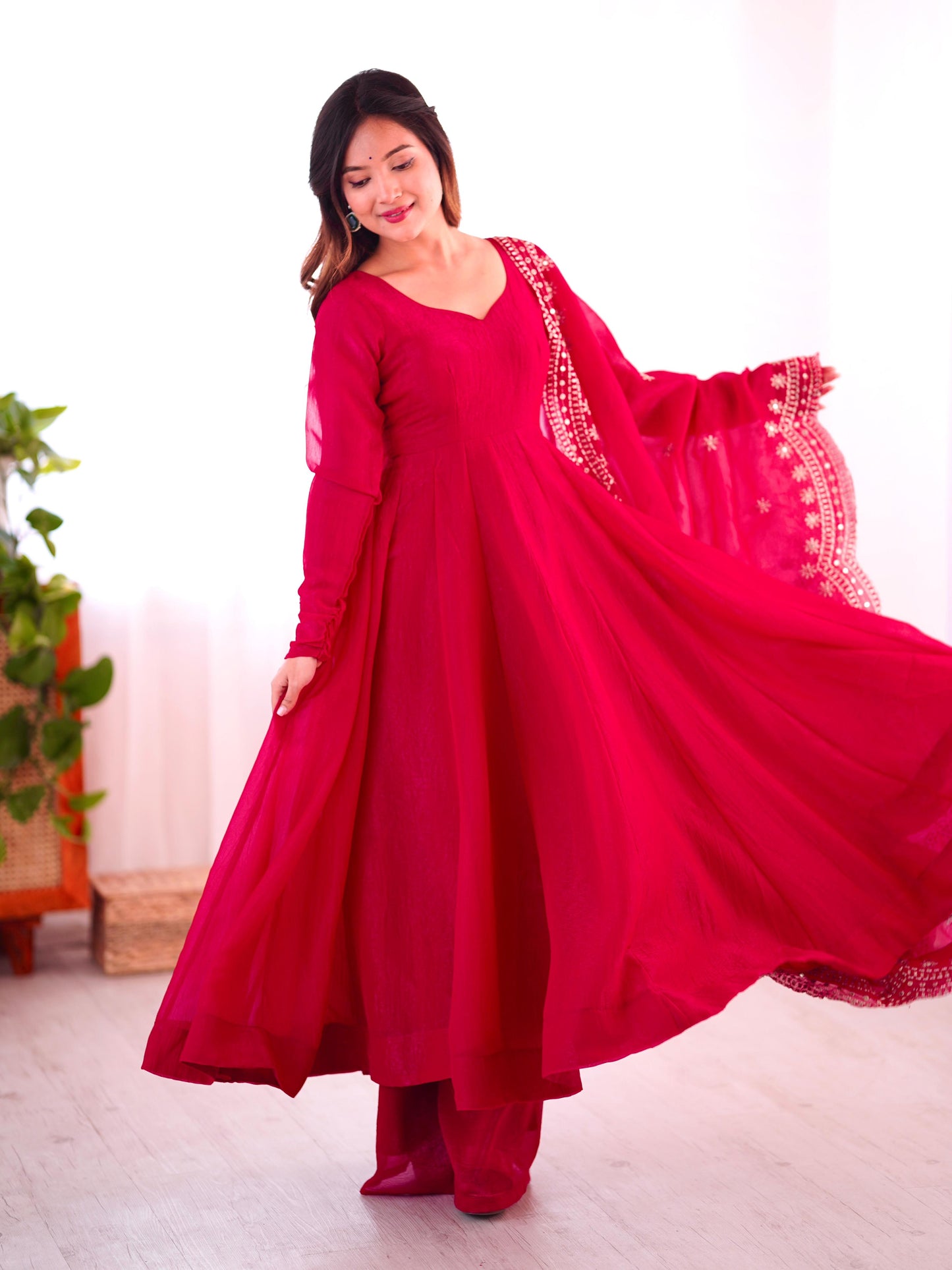 Anarkali Full Flair Readymade Salwar Kameez