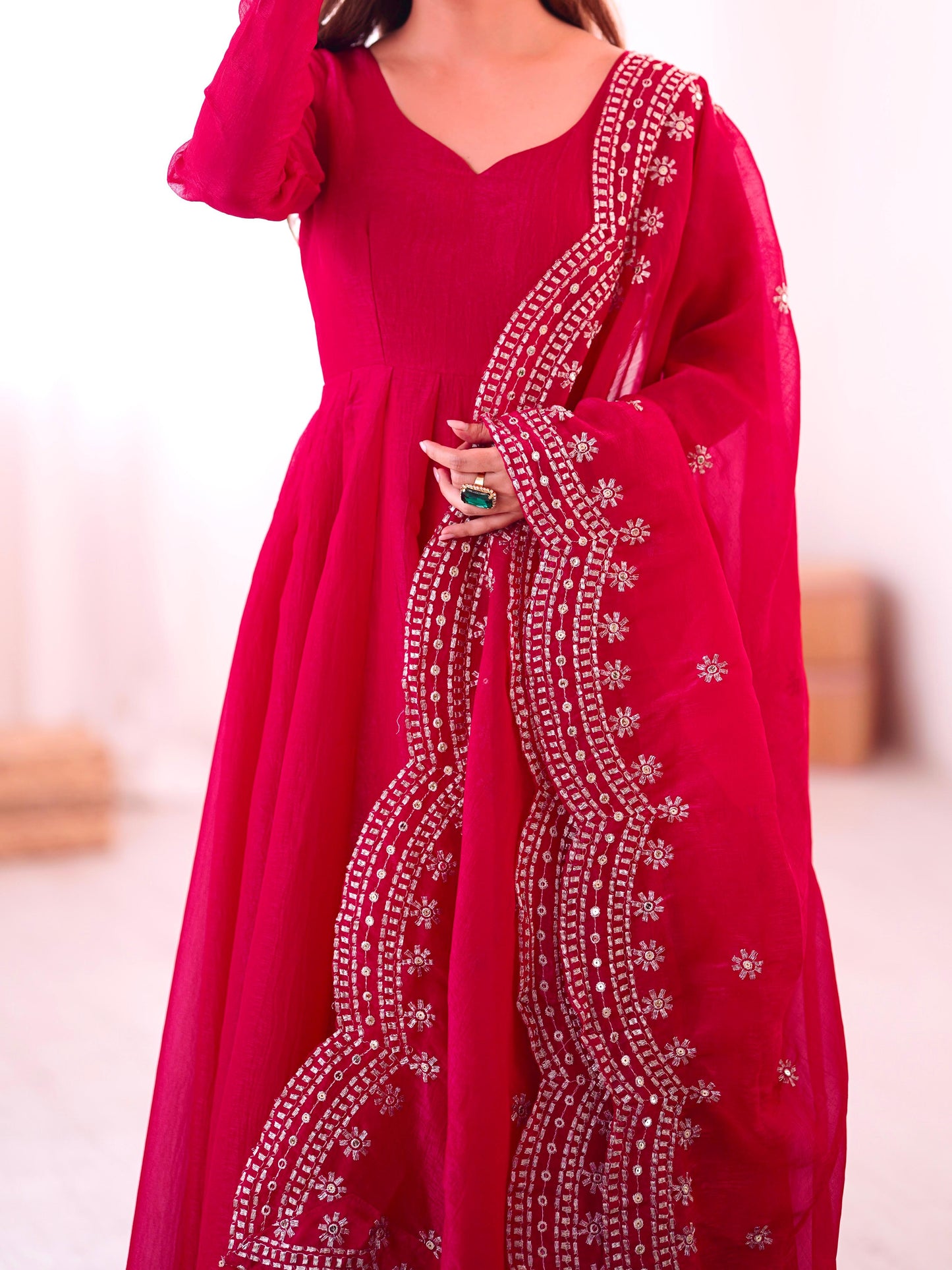 Anarkali Full Flair Readymade Salwar Kameez