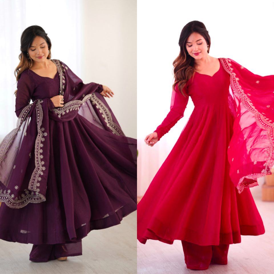 Anarkali Full Flair Readymade Salwar Kameez