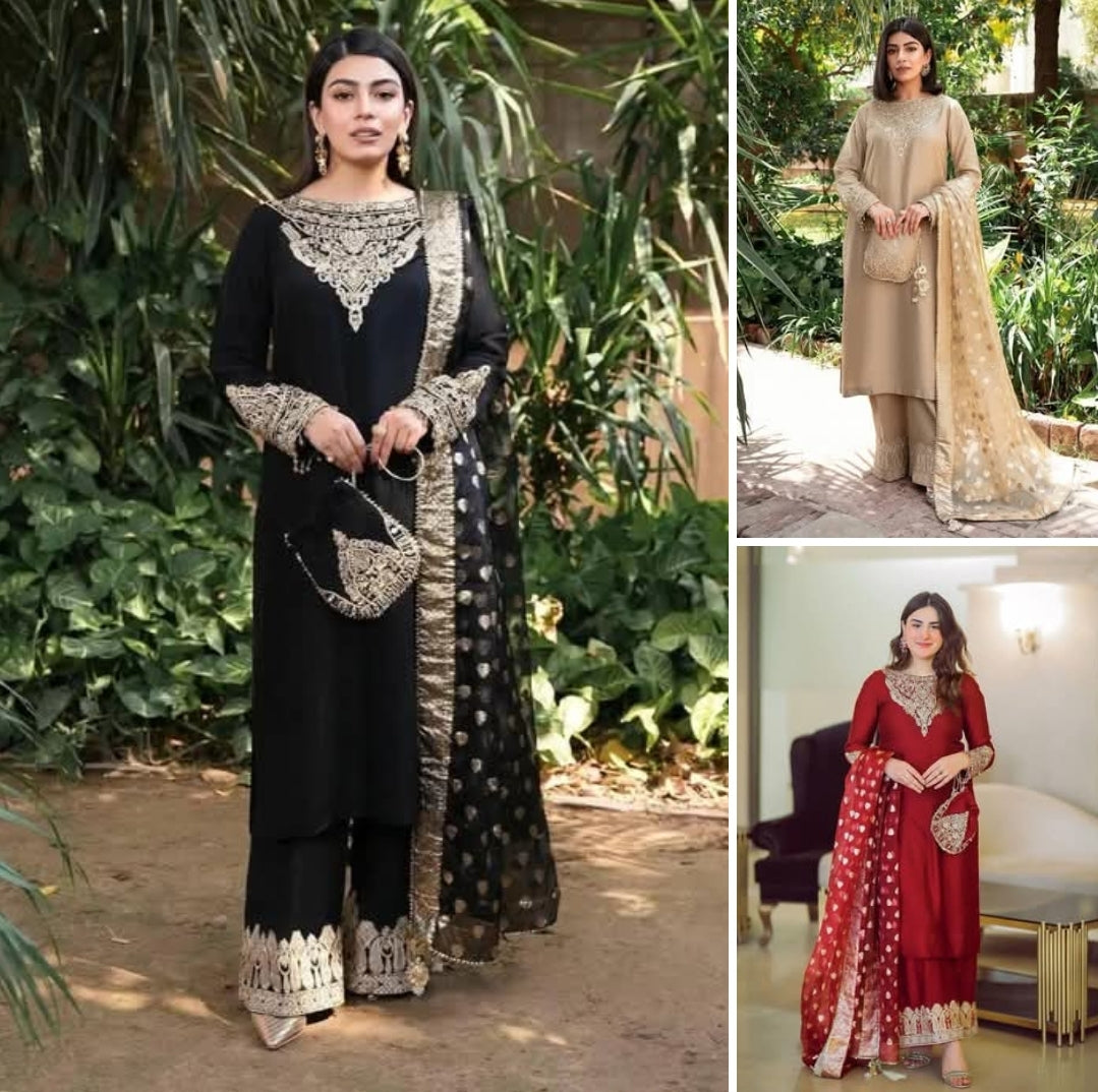 Pakistani eid salwar kameez readymade wedding dress