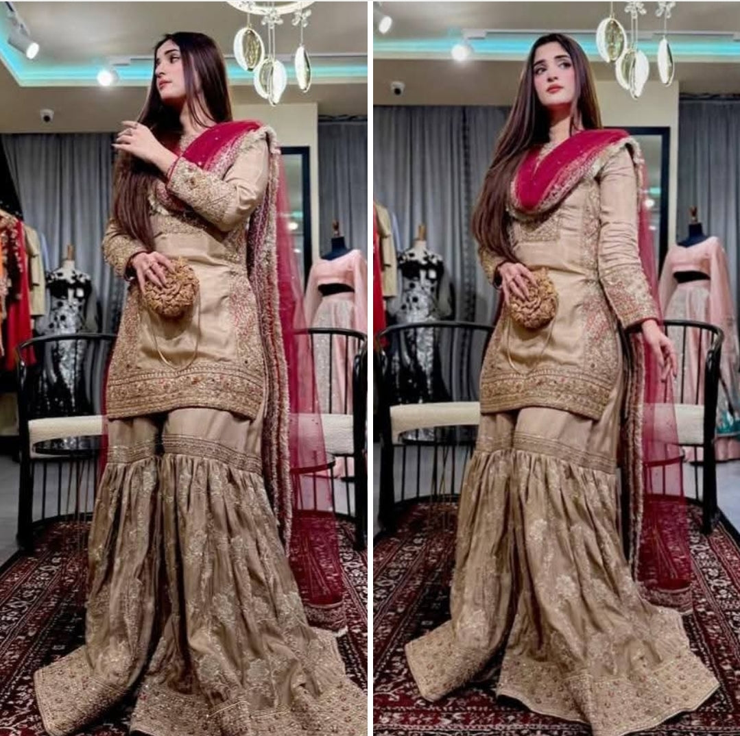 Pakistani Sharara Suit set for EID Indian wedding salwar kameez