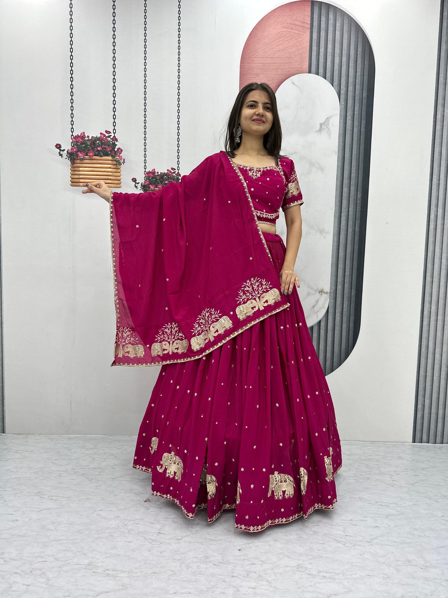 Wedding Wear lehenga choli Readymade Full stitched
