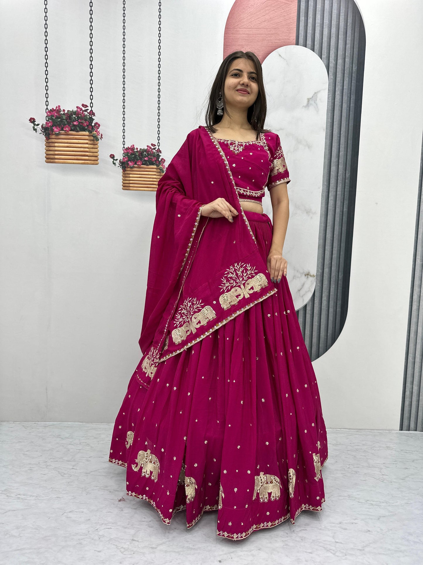 Wedding Wear lehenga choli Readymade Full stitched