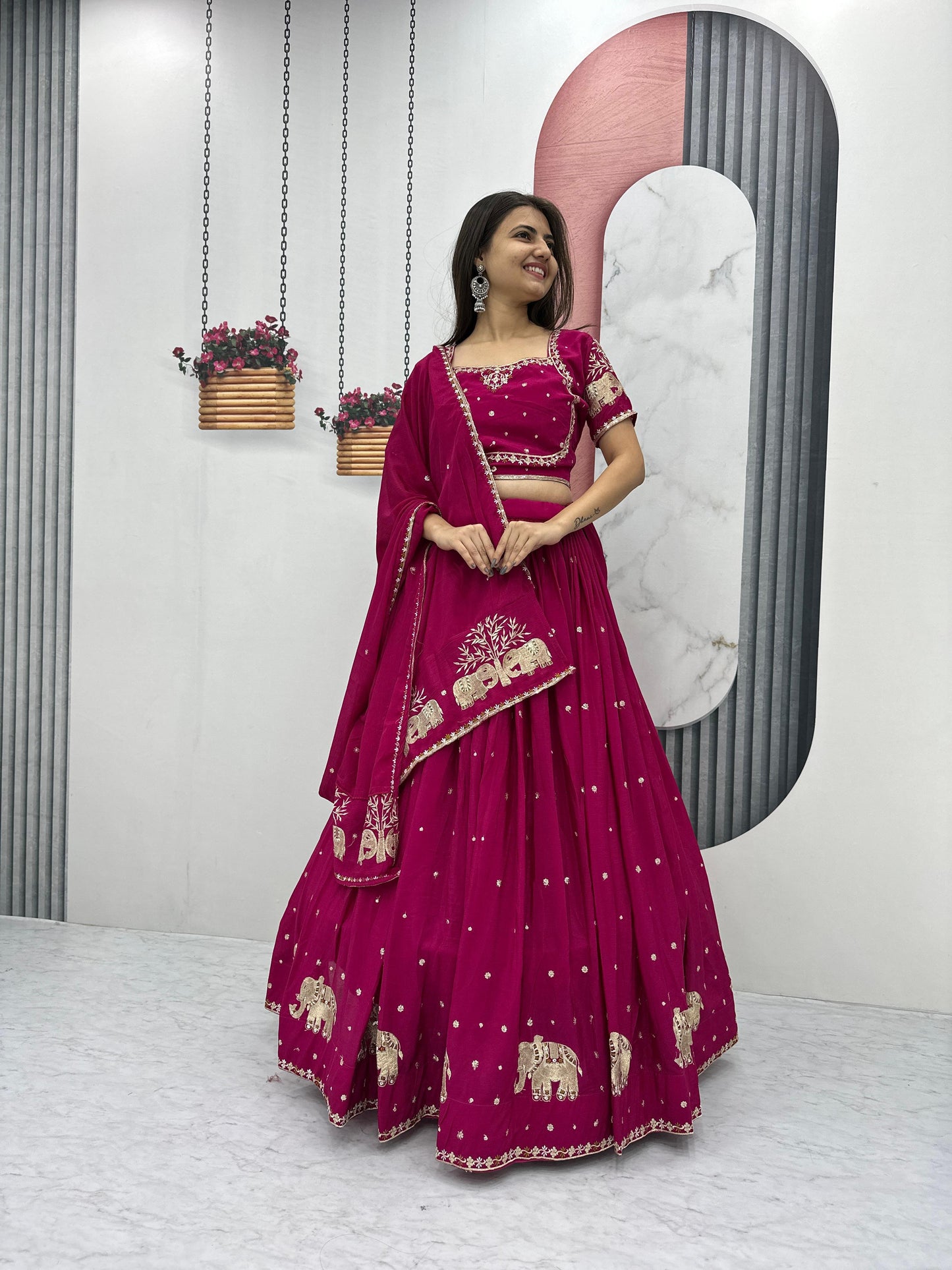 Wedding Wear lehenga choli Readymade Full stitched