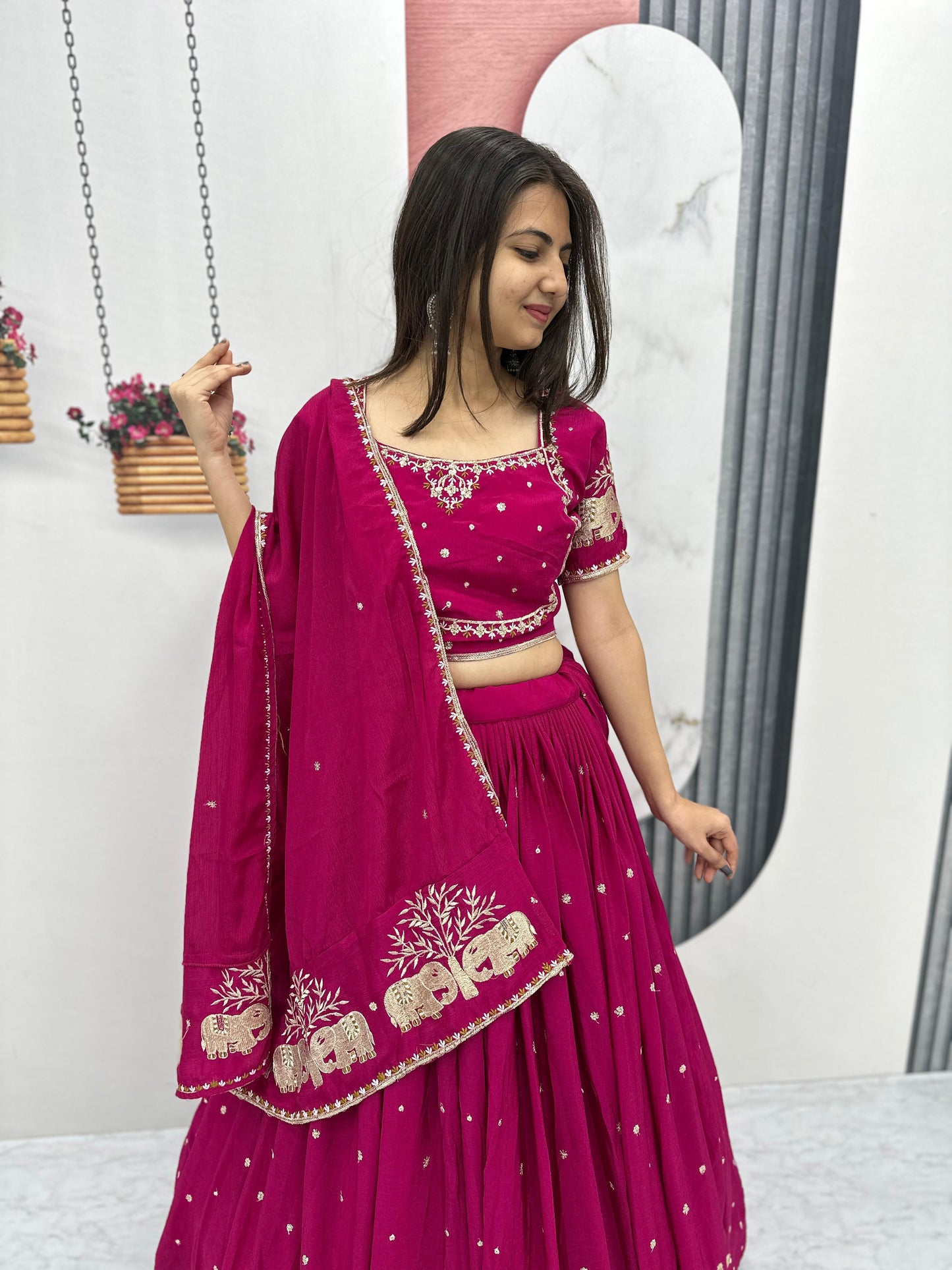Wedding Wear lehenga choli Readymade Full stitched
