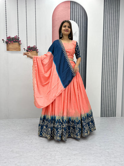 Wedding lehenga choli with Dupatta Readymade Indian Dress
