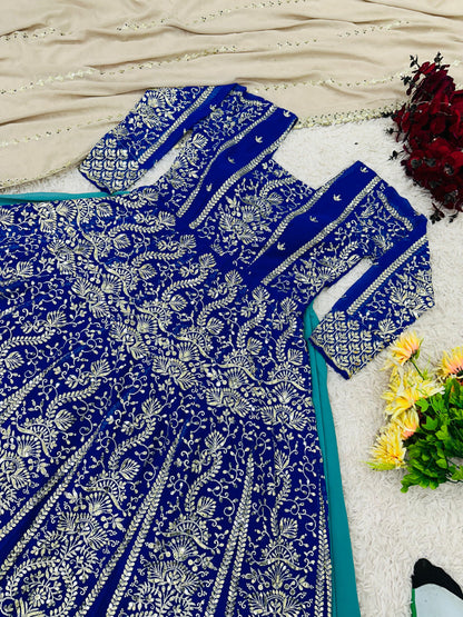 Indowestern Top Lehenga With Dupatta For Wedding Readymade Dress