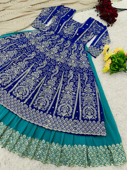 Indowestern Top Lehenga With Dupatta For Wedding Readymade Dress