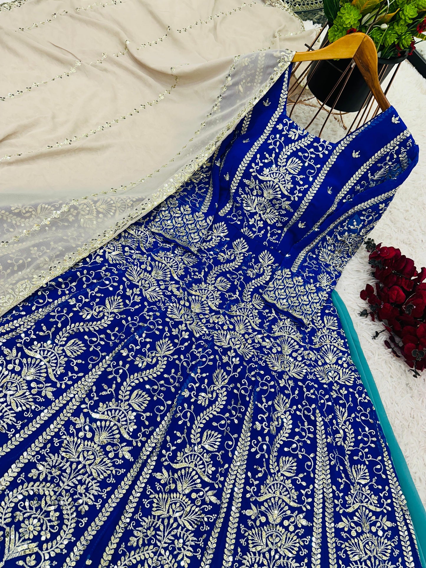 Indowestern Top Lehenga With Dupatta For Wedding Readymade Dress