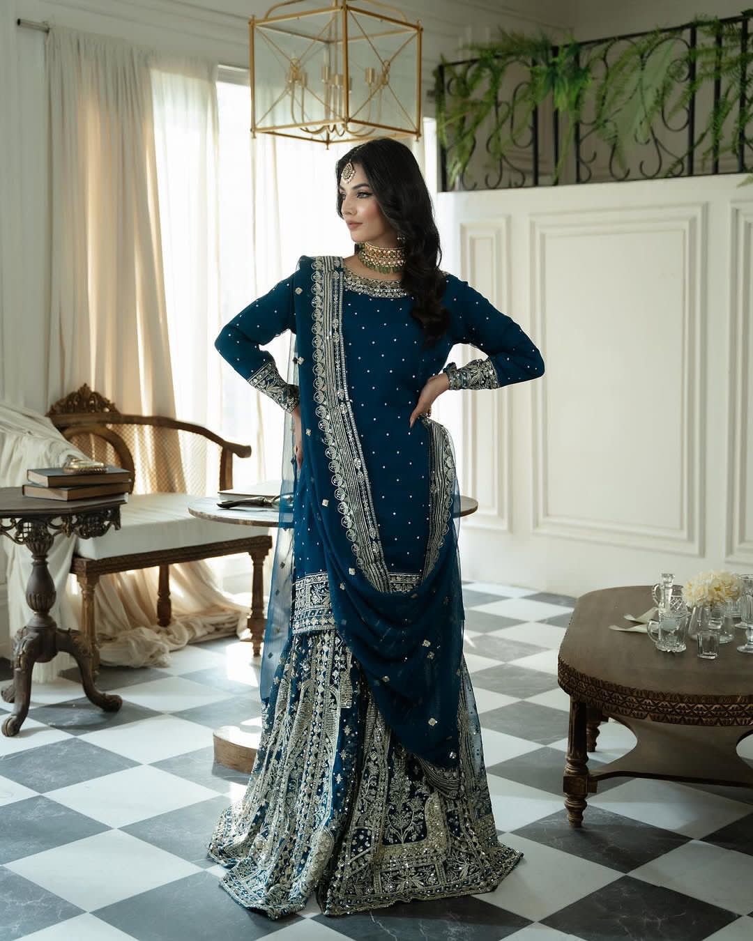 Indian Sharara Suit set Readymade Salwar Kameez Dress