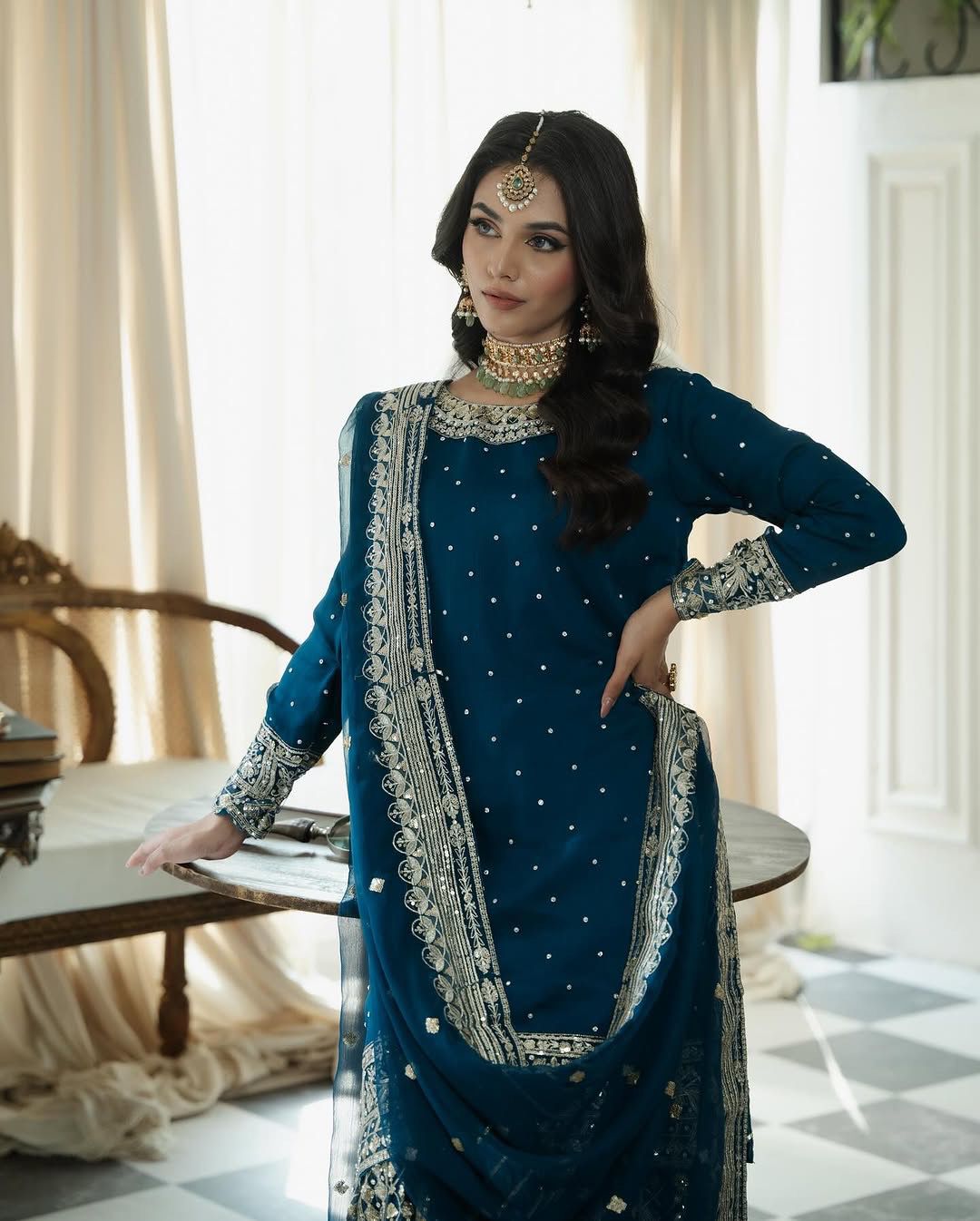 Indian Sharara Suit set Readymade Salwar Kameez Dress