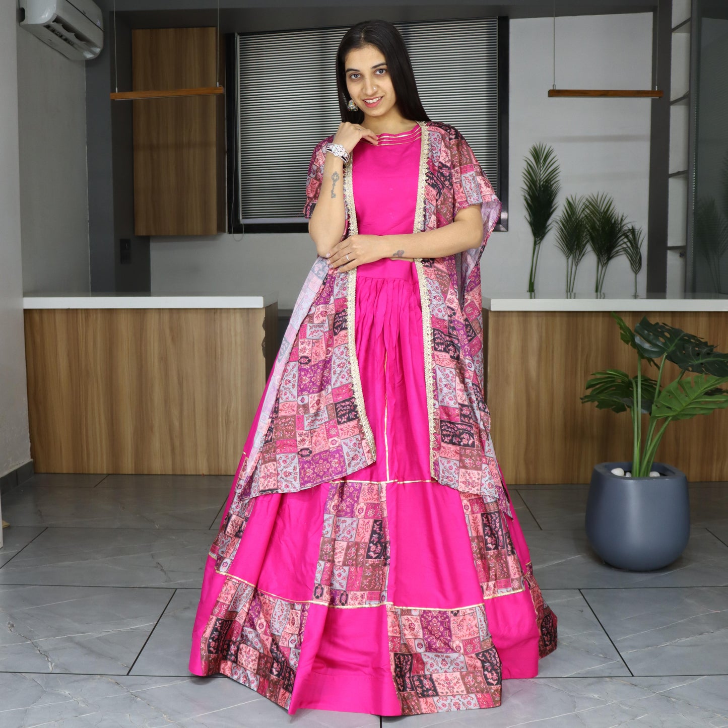 Lehenga Choli With Shrug Readymade For Wedding Party wear Skirt