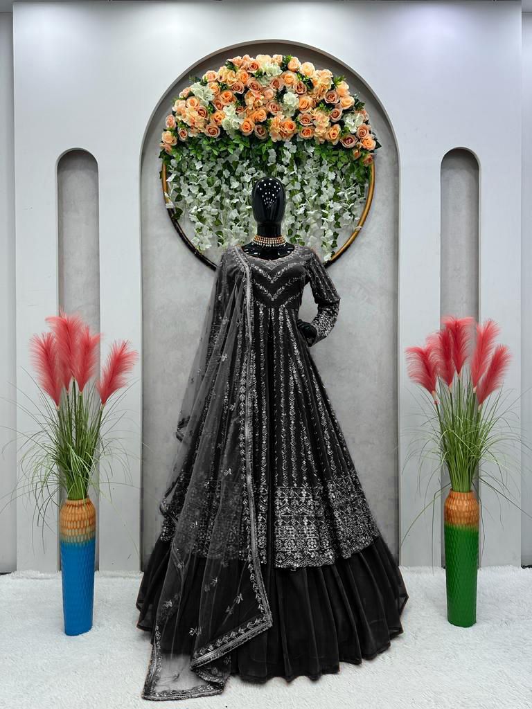Top Lehenga Indowestern Readymade Stitched For Wedding Women Partywear Skirt Ready To Wear