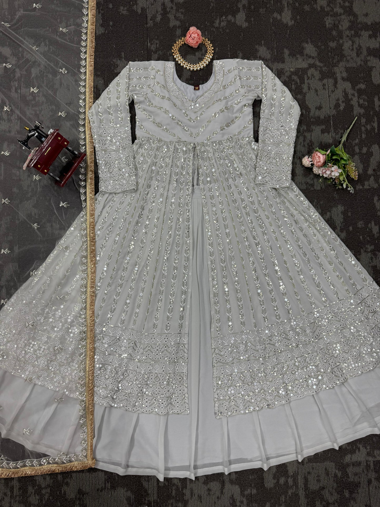Top Lehenga Indowestern Readymade Stitched For Wedding Women Partywear Skirt Ready To Wear