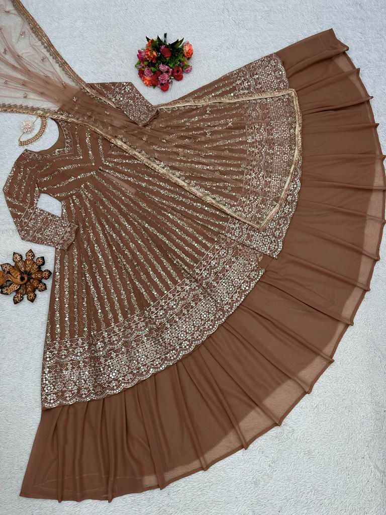 Top Lehenga Indowestern Readymade Stitched For Wedding Women Partywear Skirt Ready To Wear