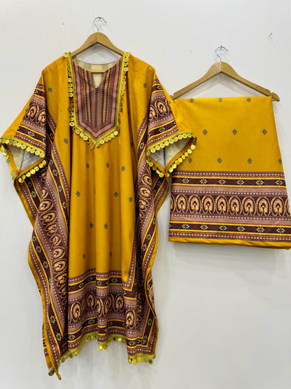 Kaftan Palazzo Suit Set Readymade Pakistani Stitched New Indian Ready To Wear