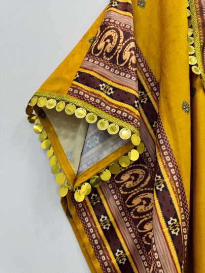 Kaftan Palazzo Suit Set Readymade Pakistani Stitched New Indian Ready To Wear