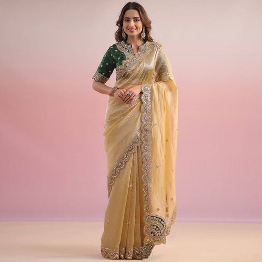 Readymade Designer Partywear sarees with stitched blouse New Ready To Wear Saree