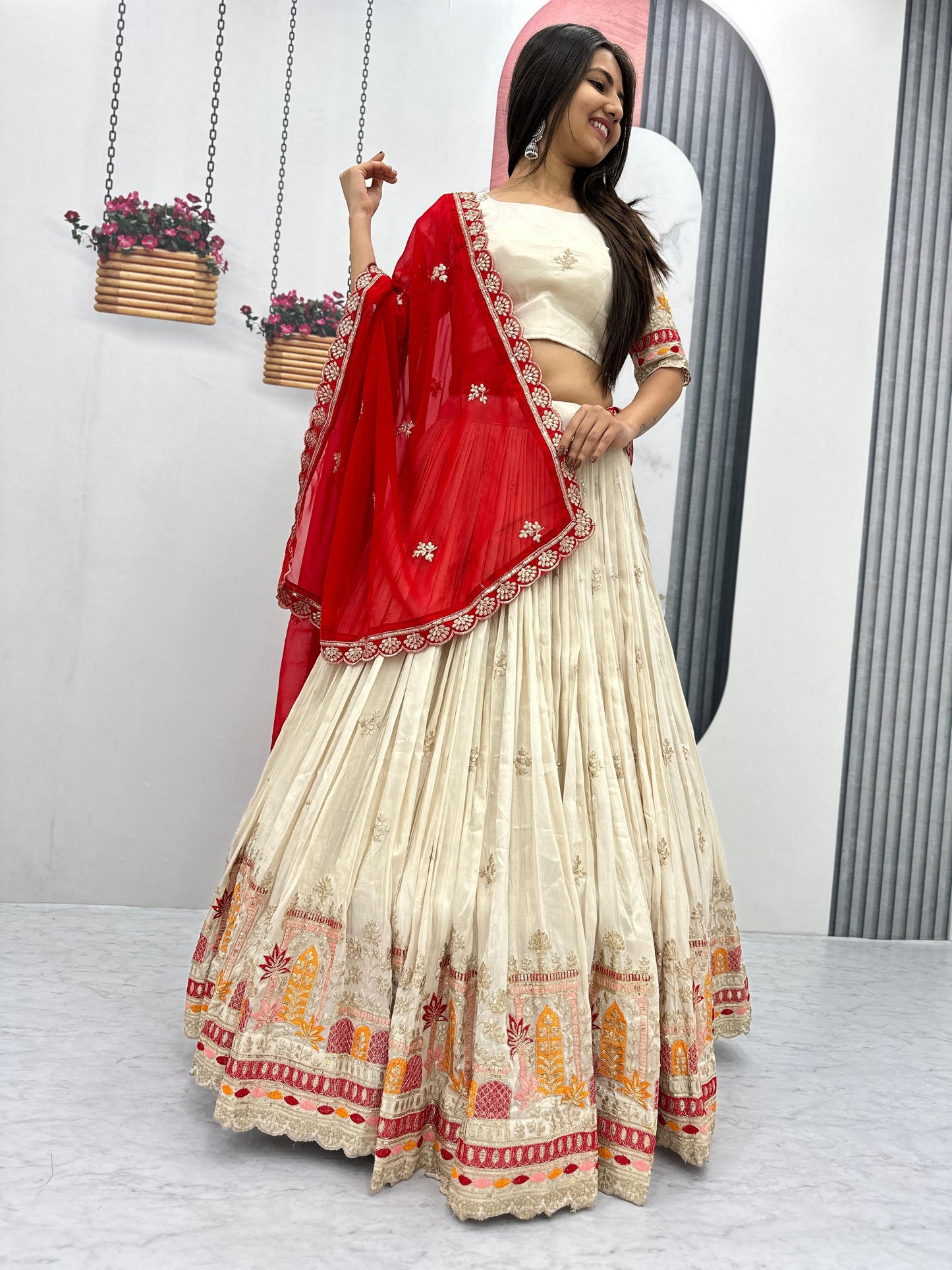Lehenga Choli Readymade Stitched For Wedding Women Party Skirt Ready To Wear
