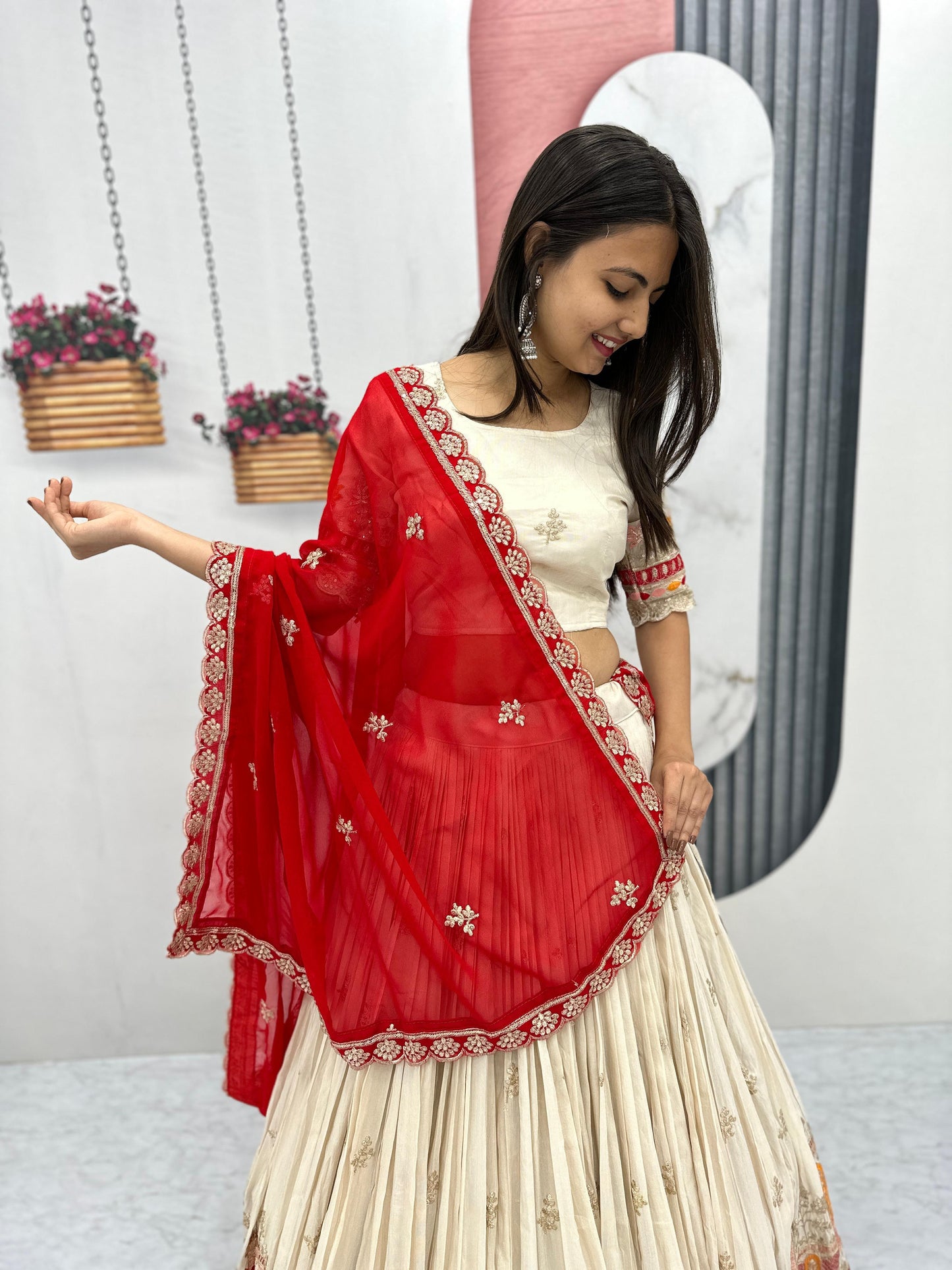 Lehenga Choli Readymade Stitched For Wedding Women Party Skirt Ready To Wear