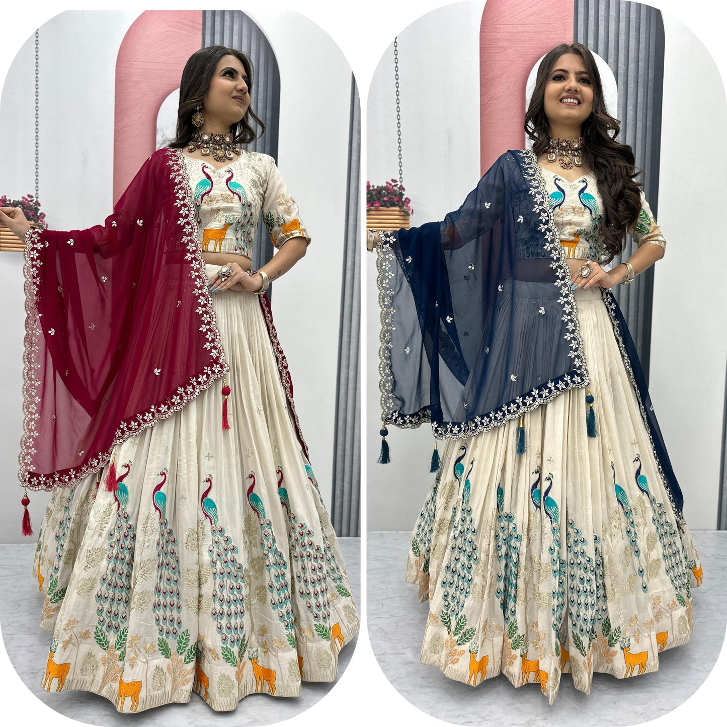 Wedding Lehenga Choli Readymade Stitched ForWomen Party Skirt Ready To Wear