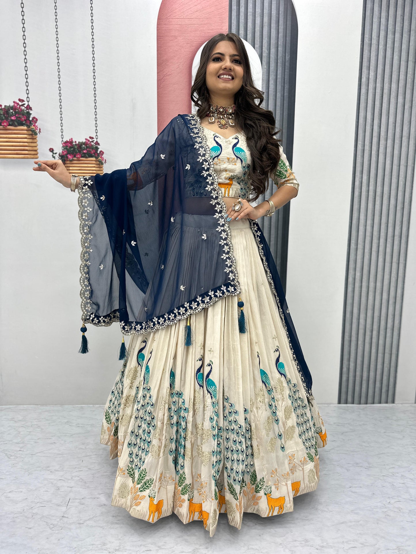 Wedding Lehenga Choli Readymade Stitched ForWomen Party Skirt Ready To Wear