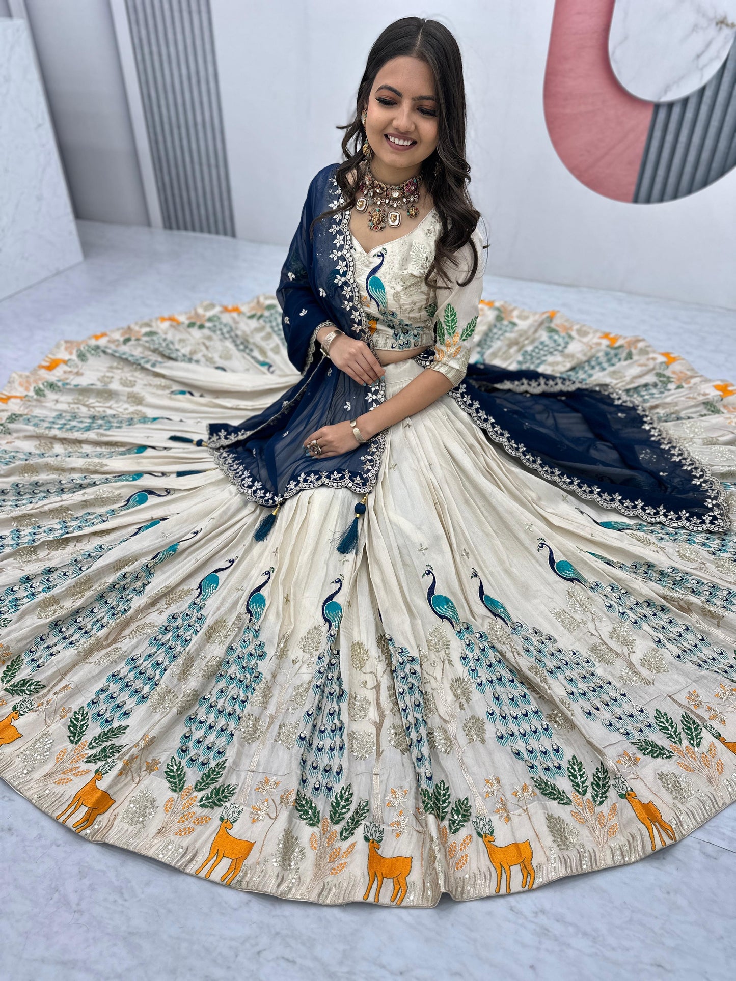 Wedding Lehenga Choli Readymade Stitched ForWomen Party Skirt Ready To Wear