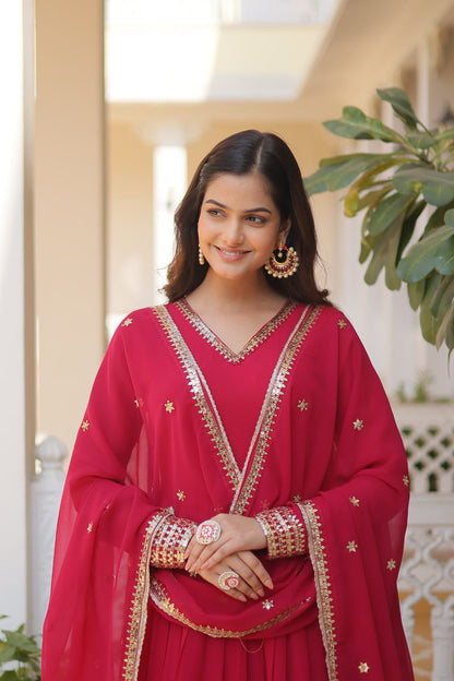 Anarkali Full Flair Ready to Wear Gown with Dupatta Indian dress