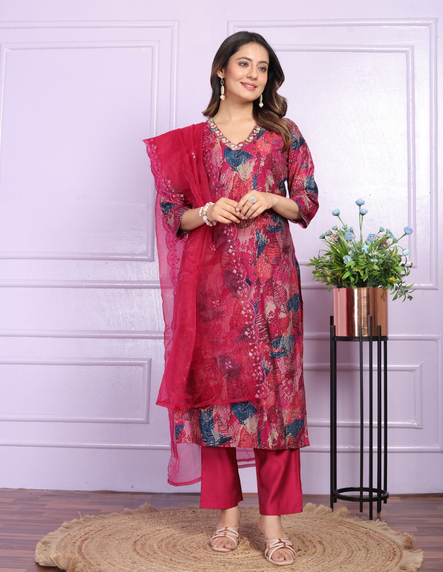 Readymade Anarkali Dress Indian wedding salwar Kameez Set