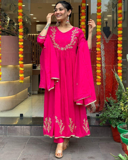 Indian Ready To Wear Anarkali Full Flair Salwar kameez dress