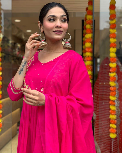 Indian Ready To Wear Anarkali Full Flair Salwar kameez dress