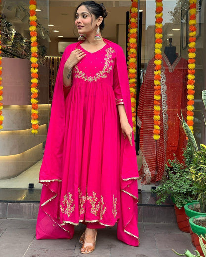 Indian Ready To Wear Anarkali Full Flair Salwar kameez dress