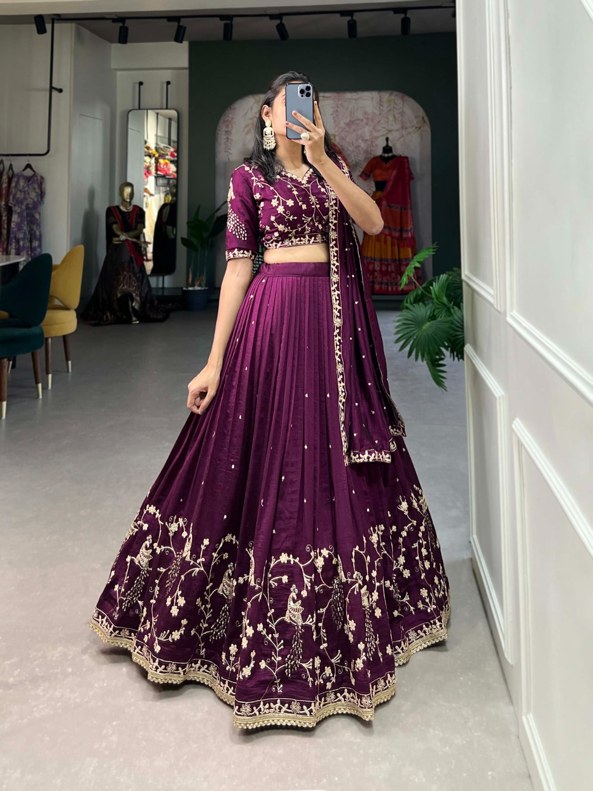 Trending wedding lehenga choli Readymade Stitched