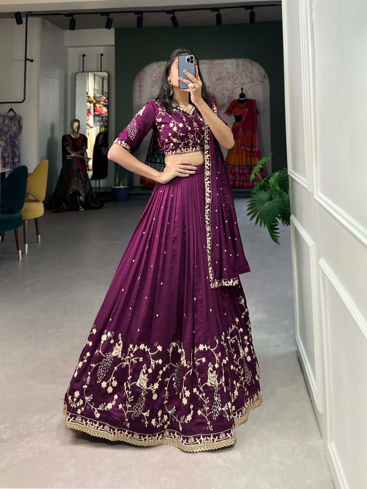 Trending wedding lehenga choli Readymade Stitched