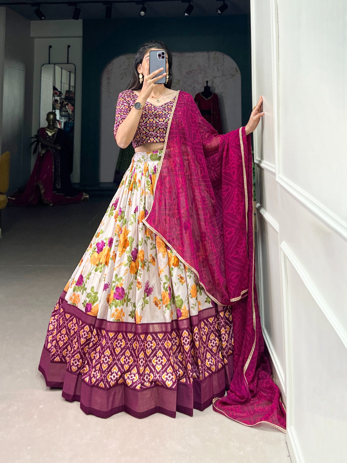 Silk premium lehenga choli for wedding women