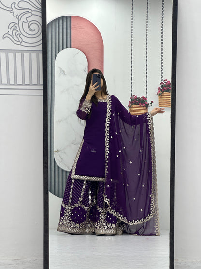Premium Palazzo Suit Set Readymade Indian salwar Kameez dress